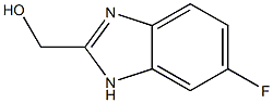 (6-fluoro-1H-benzo[d]iMidazol-2-yl)Methanol 结构式