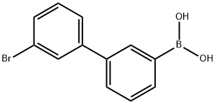 3'-溴-3-联苯硼酸 结构式