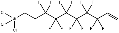 DODECAFLUORODEC-9-ENE-1-YLTRICHLOROSILANE 结构式