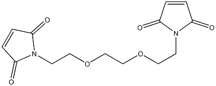 1,2-双(马来酰亚胺基乙氧基)乙烷 结构式