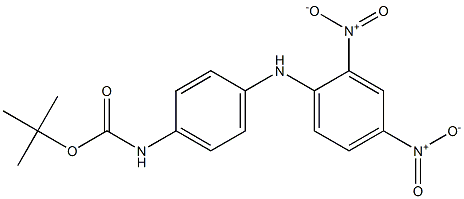 N-BOC-N`-(2,4-二硝基苯基)-1,4-苯二胺 结构式