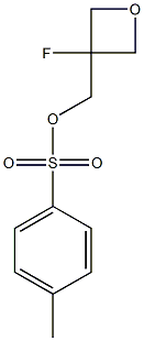 3-氟-3-对甲苯磺酰氧甲基氧杂环丁烷 结构式