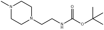 N-BOC-甲基吡嗪乙胺 结构式