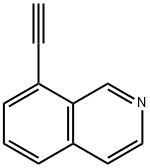 8-乙炔基异喹啉 结构式