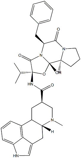 甲磺酸双氢麦角汀杂质 结构式