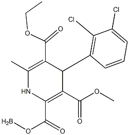 非洛地平代谢物内酯 结构式