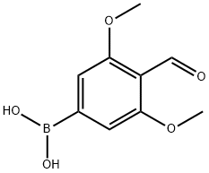 4-甲酰基-3,5-二甲氧基苯硼酸 结构式