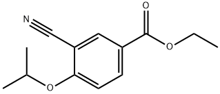 3-氰基-4-异丙氧基-苯甲酸乙酯 结构式