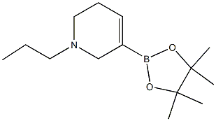 1-propyl-5-(4,4,5,5-tetraMethyl-1,3,2-dioxaborolan-2-yl)-1,2,3,6-tetrahydropyridine 结构式