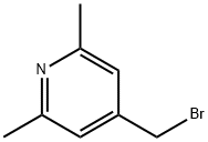 4-BROMOMETHYL-2,6-DIMETHYL-PYRIDINE 结构式