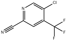 5-chloro-4-(trifluoroMethyl)picolinonitrile 结构式