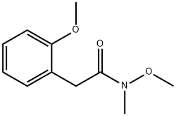 N-Methoxy-2-(2-Methoxyphenyl)-N-MethylacetaMide 结构式
