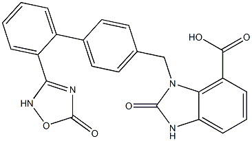 阿齐沙坦杂质K,杂质M-II 结构式