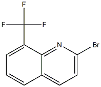 2-溴-8-(三氟甲基)喹啉 结构式