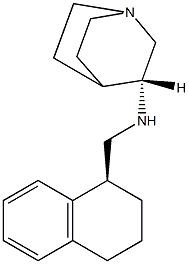 (R)-N-(1-((S)-1,2,3,4-四氢萘基)甲基)-3-奎宁胺 结构式