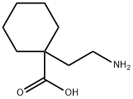 1-(2-aMinoethyl)cyclohexanecarboxylic acid 结构式