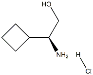 (S)-2-AMINO-2-CYCLOBUTYLETHANOL HYDROCHLORIDE 结构式