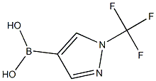 (1-(TrifluoroMethyl)-1H-pyrazol-4-yl)boronic acid 结构式