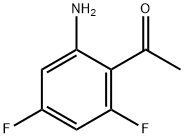 1-(2-氨基-4,6-二氟苯基)乙酮 结构式