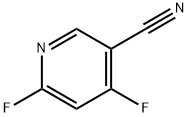 4,6-二氟-3-氰基吡啶 结构式