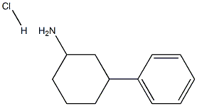 3-phenylcyclohexan-1-amine hydrochloride 结构式