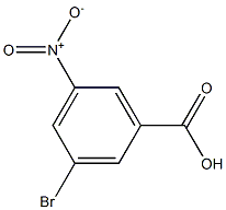 3-溴-5-硝基苯甲酸 结构式