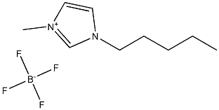 1-戊基-3-甲基咪唑四氟硼酸盐 结构式