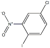 1-碘-2-硝基-4-氯苯 结构式