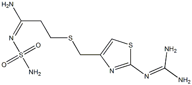 法莫替丁杂质F 结构式