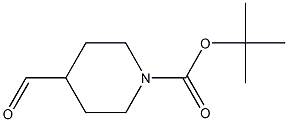 N-Boc-piperidine-4-carboxaldehyde 结构式