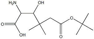 Boc-(2R,3S)-2-aMino-3-hydroxy-4,4-diMethylpentanoic acid 结构式