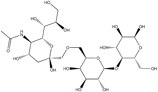 唾液酸苷乳糖 结构式