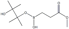 甲氧羰基乙基硼酸频哪醇酯 结构式