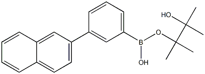 3-(2-Naphthyl)phenylboronic acid pinacol ester 结构式