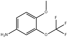 4-甲氧基-3-(三氟甲氧基)苯胺 结构式