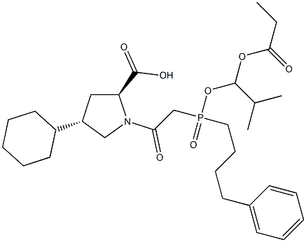 福辛普利钠杂质F 结构式