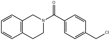 (4-(chloroMethyl)phenyl)(3,4-dihydroisoquinolin-2(1H)-yl)Methanone 结构式