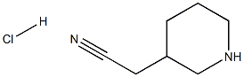 2-(PIPERIDIN-3-YL)ACETONITRILE HYDROCHLORIDE 结构式