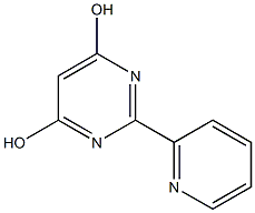 2-(PYRIDIN-2-YL)PYRIMIDINE-4,6-DIOL 结构式