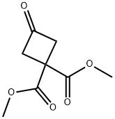 1,1-DiMethyl 3-oxocyclobutane-1,1-dicarboxylate 结构式