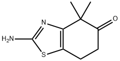 2-氨基-4,4-二甲基-4,5,6,7-四氢-1,3-苯并噻唑-5-酮 结构式