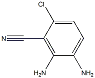 3-氰基-4-氯邻苯二胺 结构式