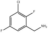 3-氯-2,5-二氟苄胺 结构式