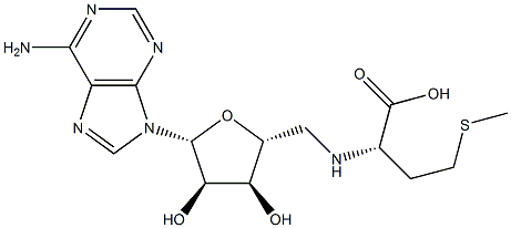(R,S)-ADENOSYL-L-METHIONINE 结构式