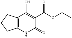 ETHYL 2,4-DIHYDROXY-6,7-DIHYDRO-5H-CYCLOPENTA[B]PYRIDINE-3-CARBOXYLATE 结构式