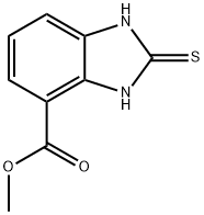 2-巯基苯并咪唑-4-甲酸甲酯 结构式