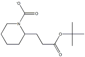 (S)-N-BOC-3-哌啶甲酸乙酯 结构式