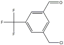 3-(chloroMethyl)-5-(trifluoroMethyl)benzaldehyde 结构式