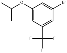 1-溴-3-异丙氧基-5-(三氟甲基)苯 结构式