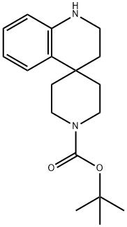 2',3'-二氢-1'H-螺[哌啶-4,4'-喹啉]-1-甲酸叔丁酯 结构式